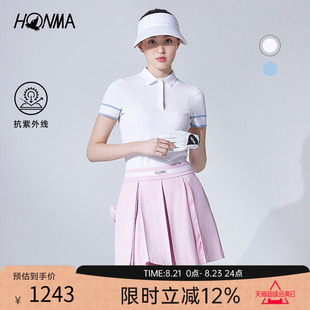 Polo衫 新款 女士短袖 百搭运动休闲 时尚 专业高尔夫 HONMA2025夏季