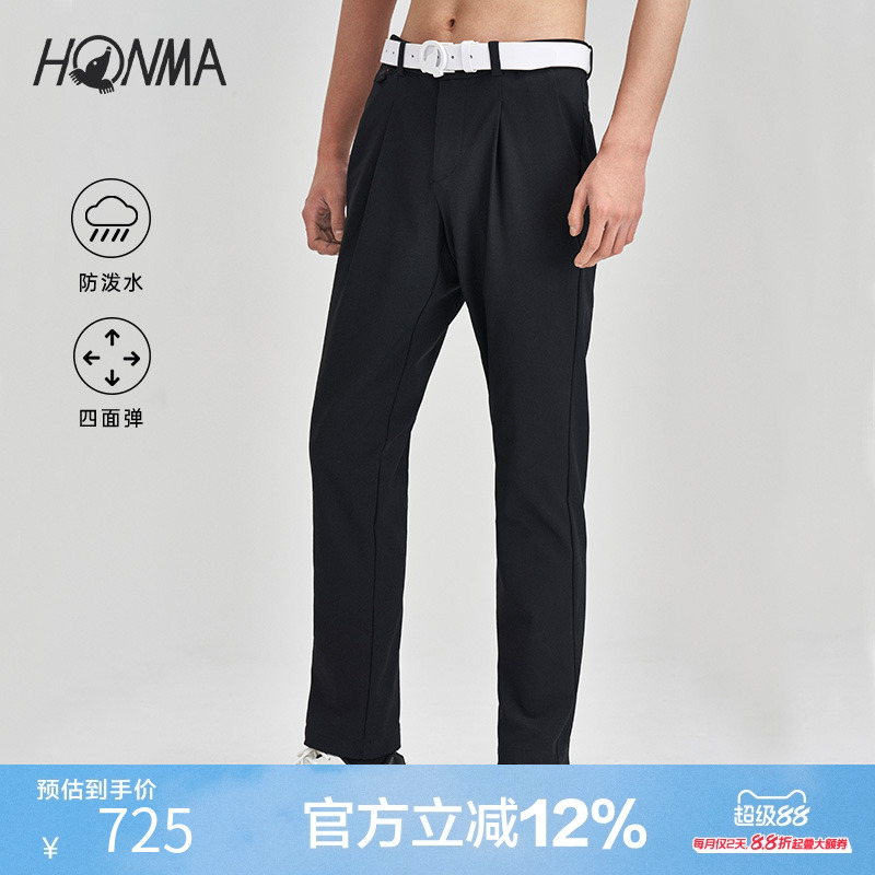 Honma男士长裤弹力弹力休闲裤