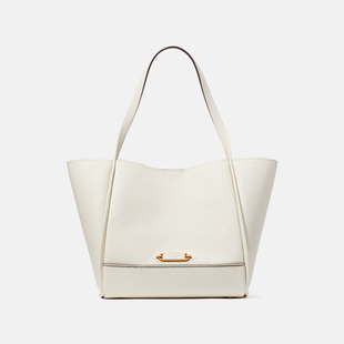 【国内现货】kate spade凯特丝蓓KS纯色托特包大号白色单肩手提包