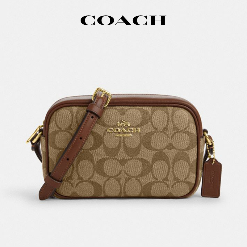 【官方授权】COACH/蔻驰Jamie相机包老花百搭通勤单肩斜挎包女款 箱包皮具/热销女包/男包 小方包 原图主图