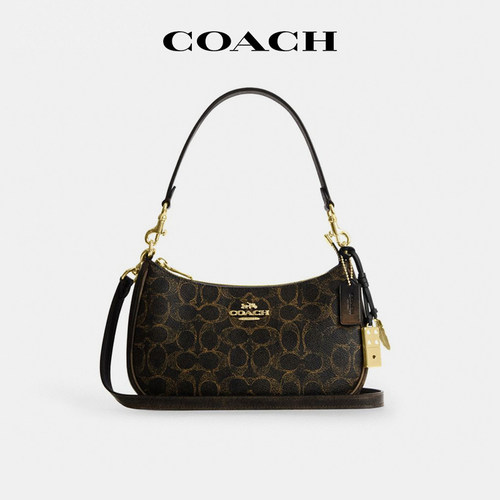 COACH/蔻驰teri24月牙包新款老花