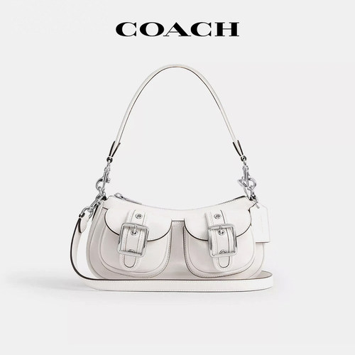 COACH/蔻驰Ashton25月牙包白色