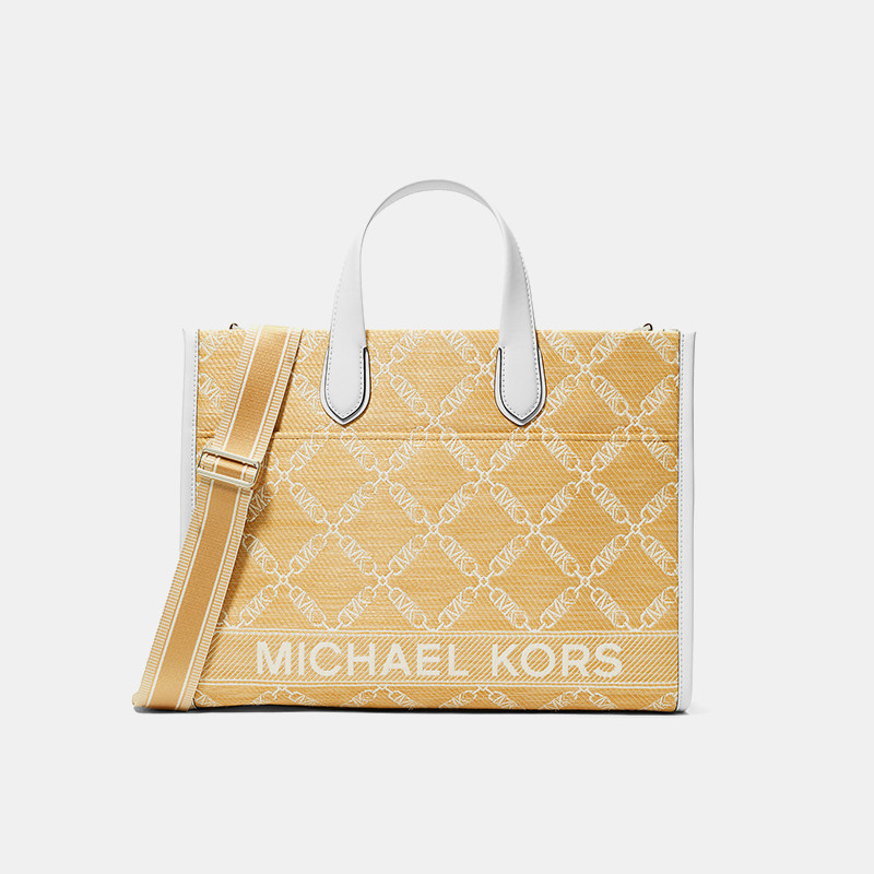 【七夕礼物】Michael Kors迈克高仕MK女包托特包大号手提单肩挎包 - 实物图