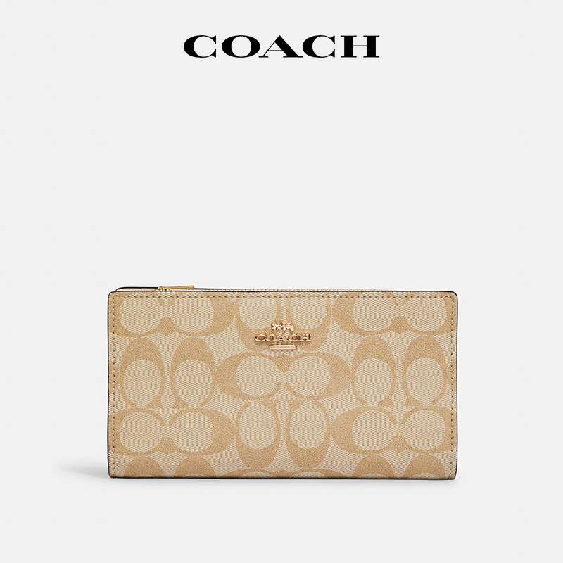 COACH/蔻驰女士长款钱包经典老花