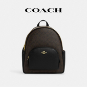 国内现货 COACH 蔻驰女款 双肩包老花潮流大容量背包时尚 书包
