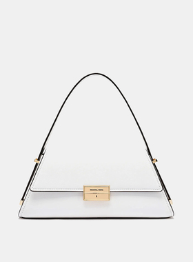 【品牌直供】Michael Kors迈克高仕腋下包白色皮质百搭单肩手提包