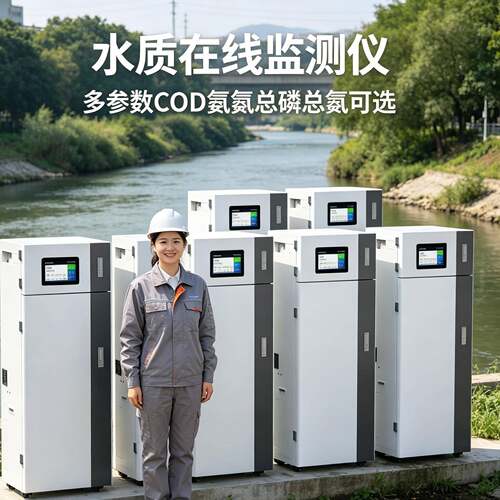 在线COD氨氮总磷总氮检测仪污水水质分析仪重金属悬浮物监测仪