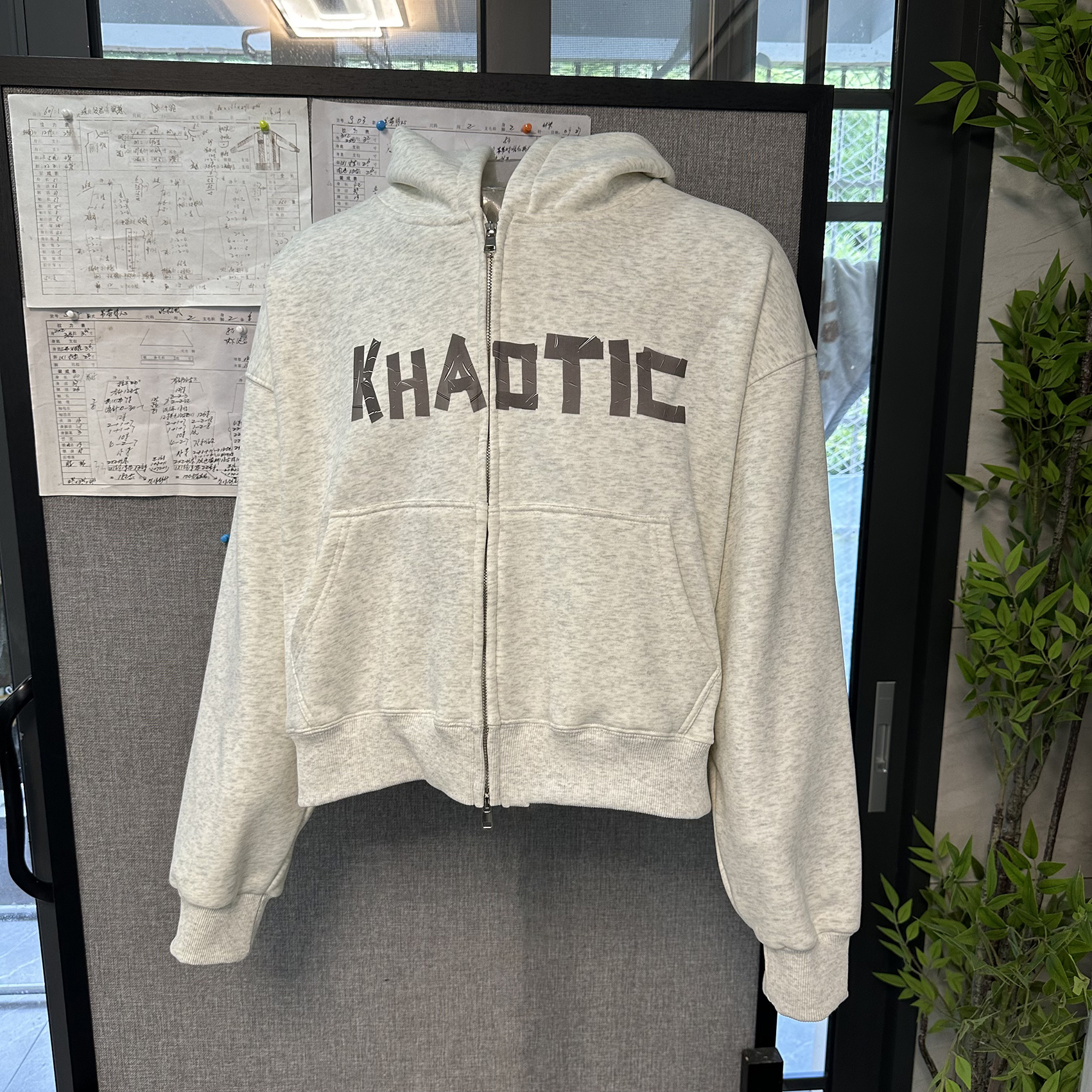 boxyfit上衣双拉链超短款