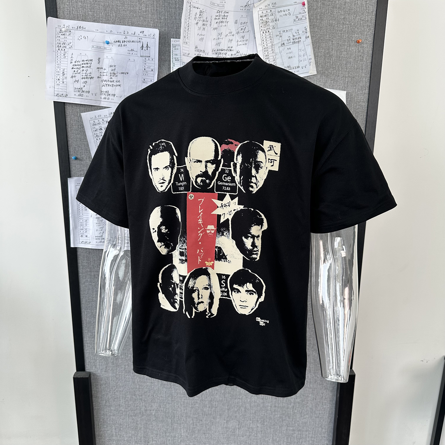 上衣美剧元素印花320g