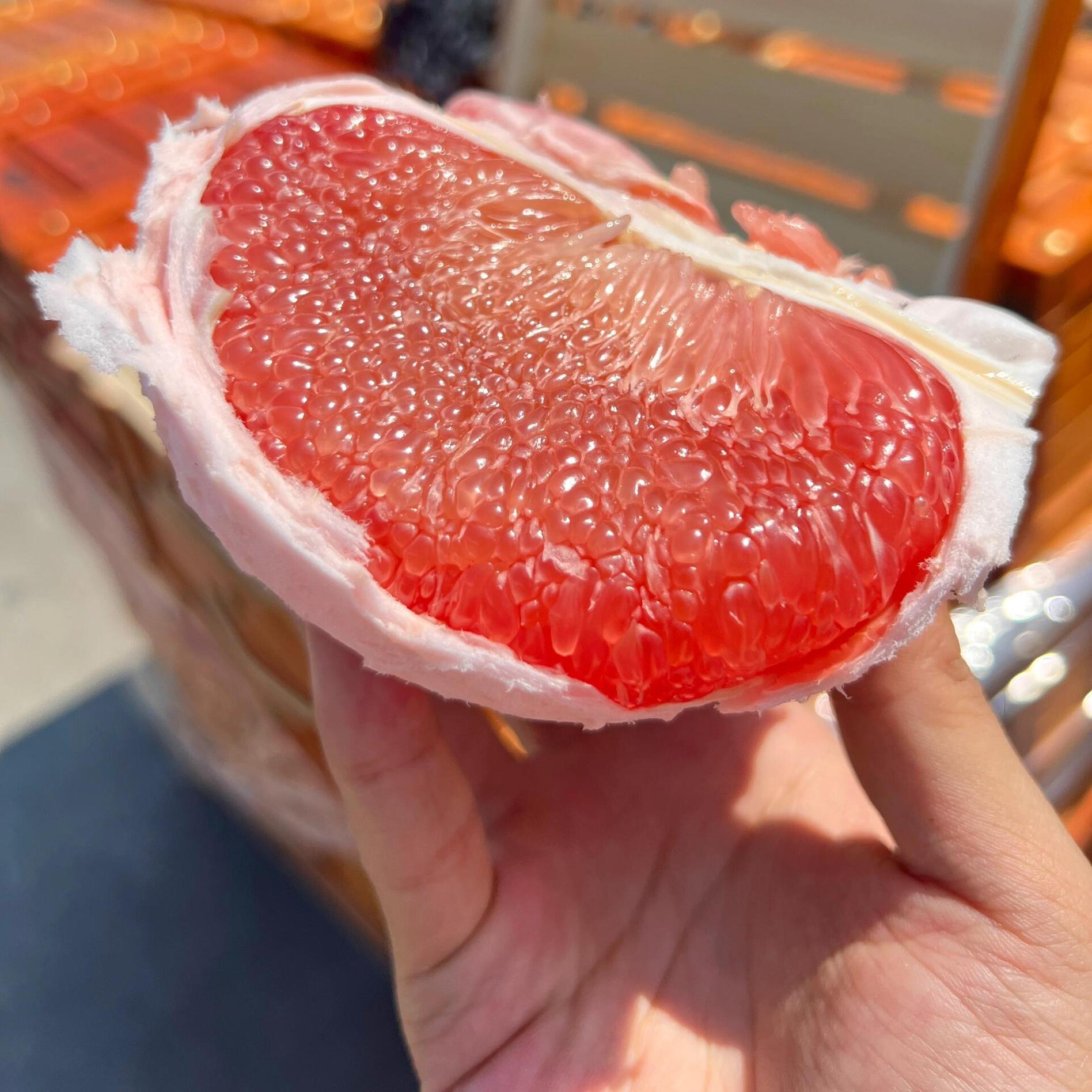 正宗泰国红宝石柚2-3个礼盒装进口土豪柚皮薄肉厚新鲜水果发顺丰