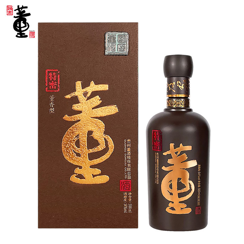 董酒特密董香型54度500ml国密董酒纯粮酿造白酒