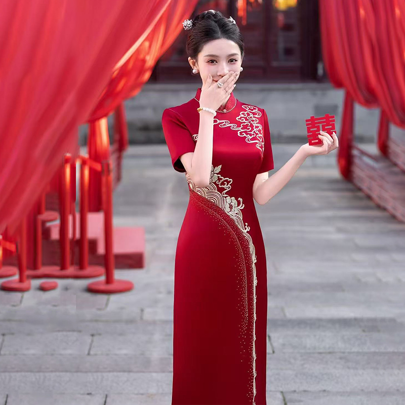 喜婆婆婚宴装2025新款高端大气