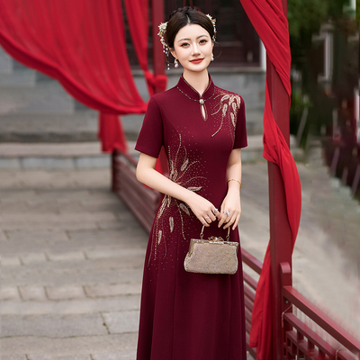 喜婆婆婚宴装2025新款夏季