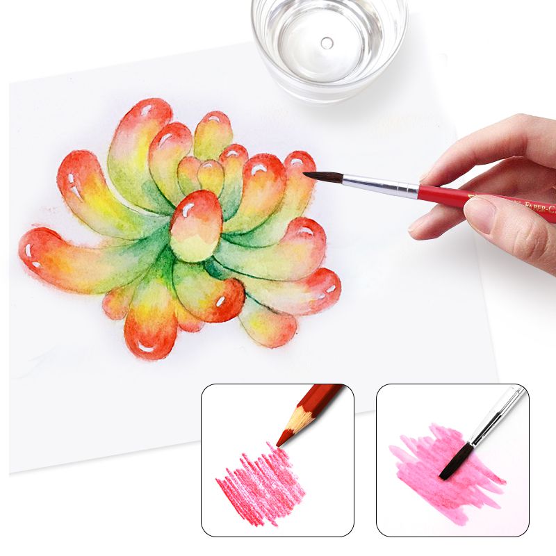 水溶性彩铅画套装绘画工具彩铅笔专业美术用品水溶性彩铅笔 初学