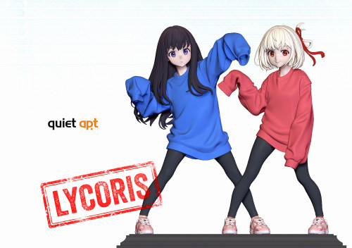  RX模玩代购先行QuietArt锦木千束＆井上泷奈 ver.私服雕像