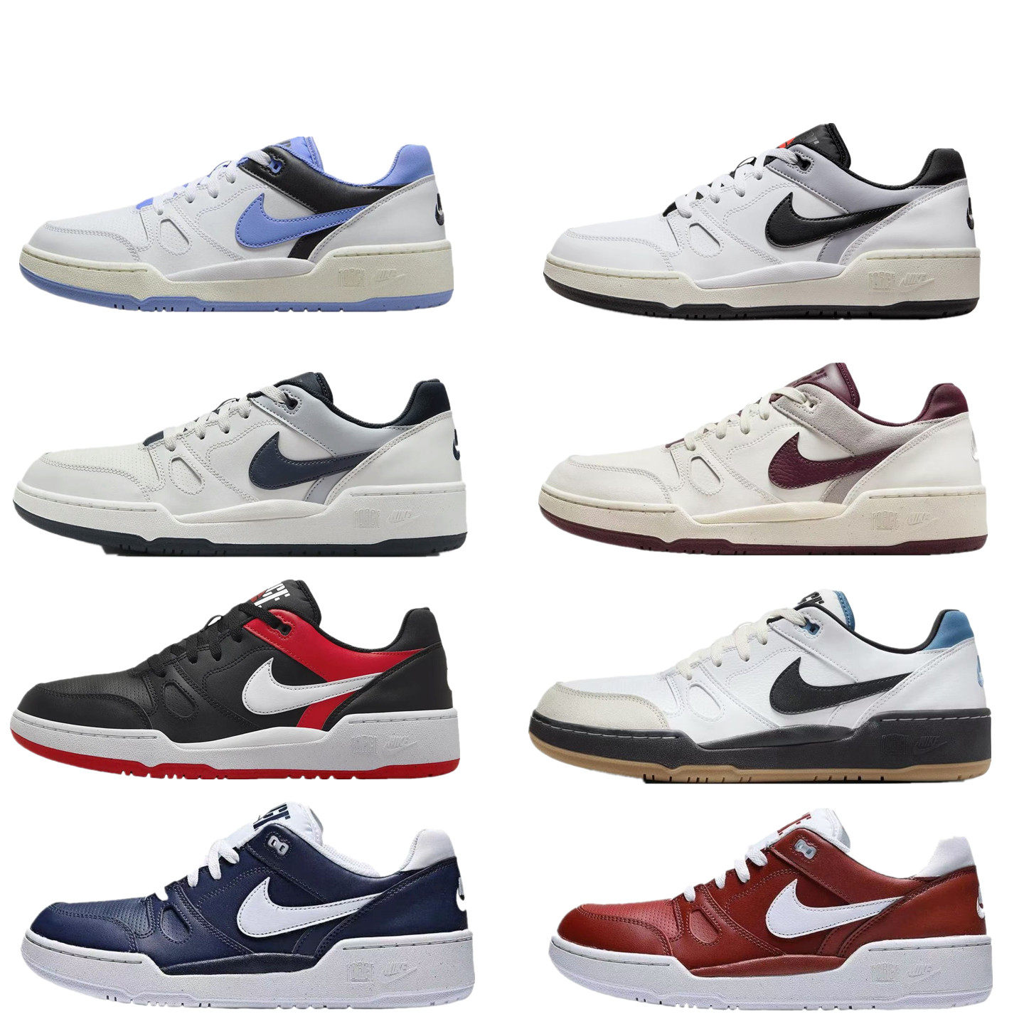 Nike耐克男鞋Full Force简版空军低帮复古百搭耐磨板鞋FB1362-002 - 实物图