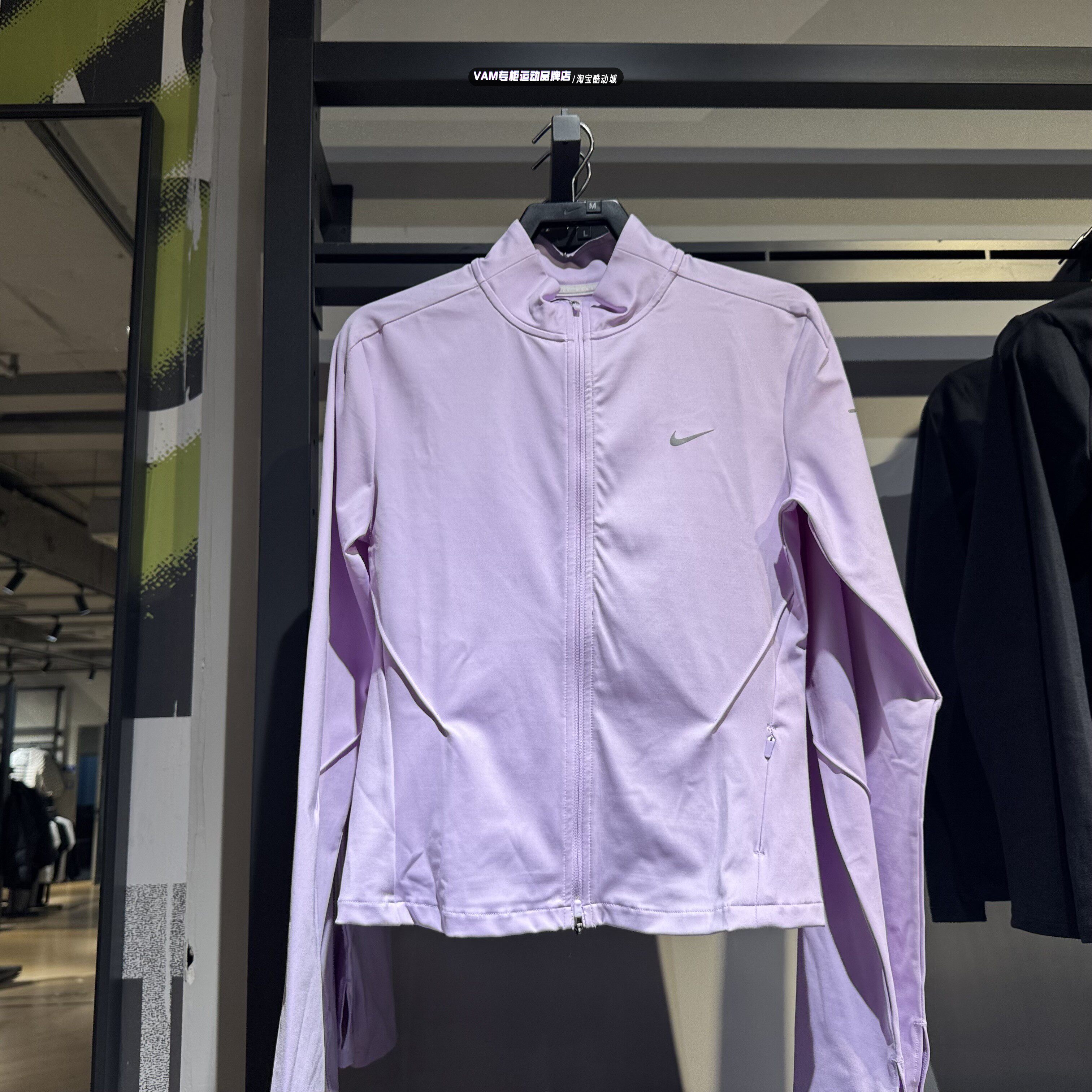 NIKE耐克女26新款Dri-FIT速干修身开襟跑步运动外套 IB1999-511