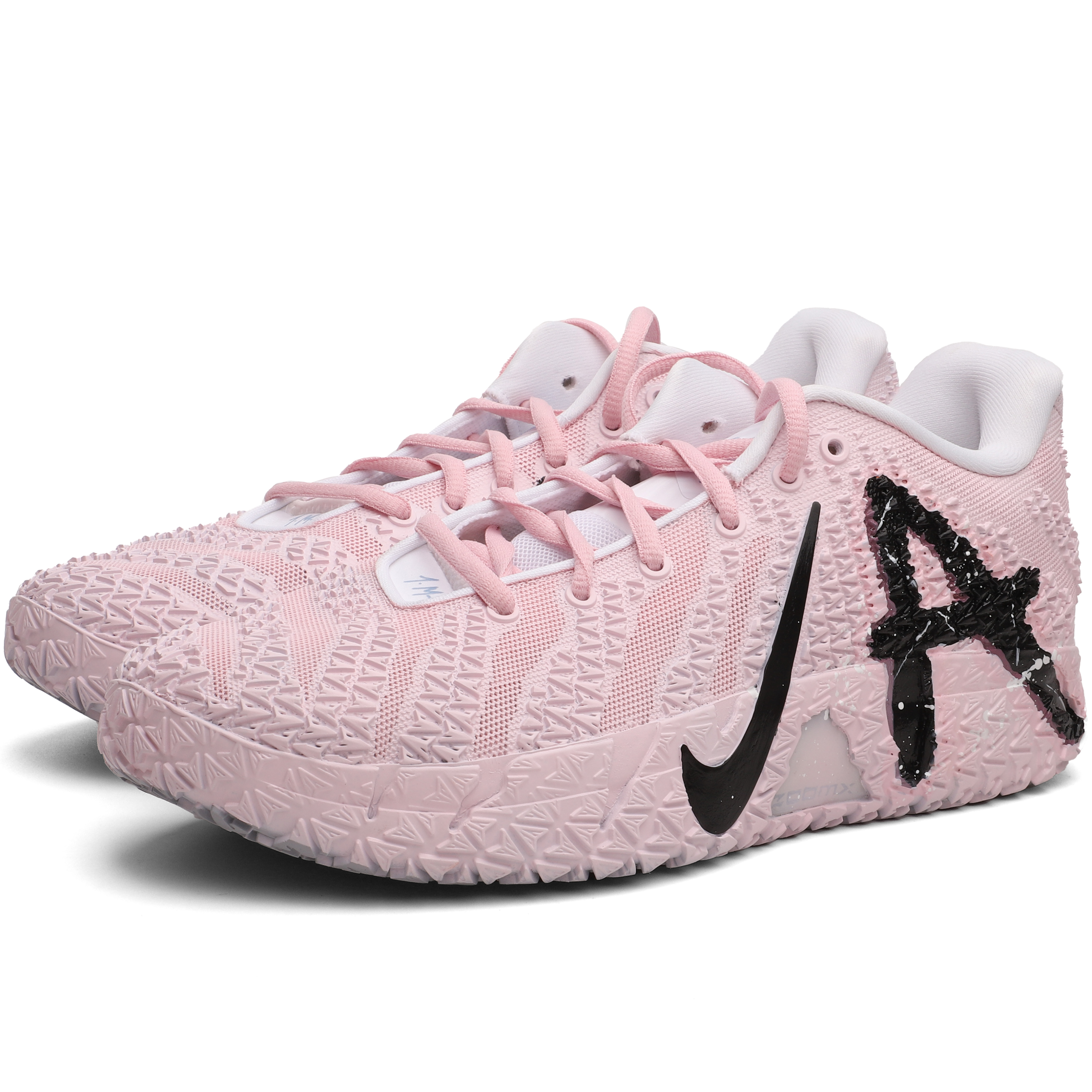 定制球鞋 Nike Ja 3莫兰特3代 黑粉  男子实战低帮篮球鞋