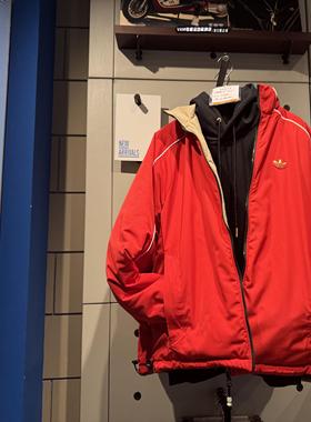 阿迪达斯三叶草2025男女蛇年CNY新年双面穿棉服 KA0822 KA0821