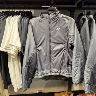 Nike耐克正品2025新款男士跑步拼接保暖宽松棉外套夹克FZ0004-010