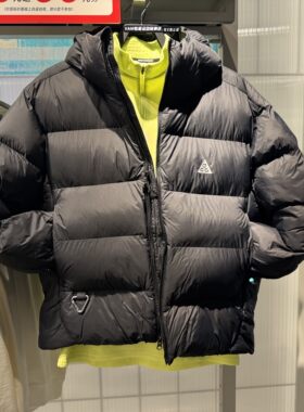 NIKE耐克ACG男子冬季新款户外保暖运动夹克黑色棉服 FV8911-010