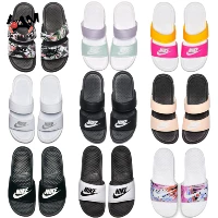 Dép Nike Benassi Ninja Chữ đen và trắng Đôi quai dép nam 819717-010-100-103 - Dép thể thao giày dép nữ