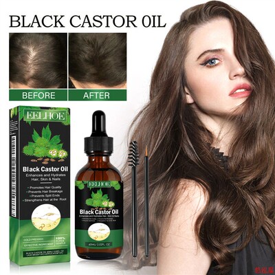 Castor oil hair care liquid anti shedding tough firm hair