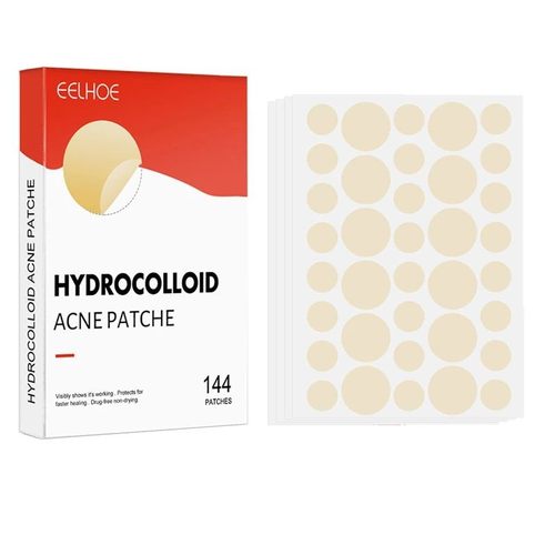 144pcs Hydrocolloid Acne Patches Removal Pimple Dot Spots Ma