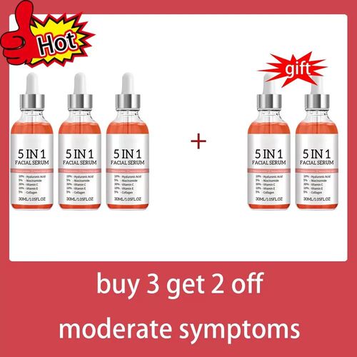 5 In 1 Face Serum Moisturizing Whitening Anti Wrinkle Aging