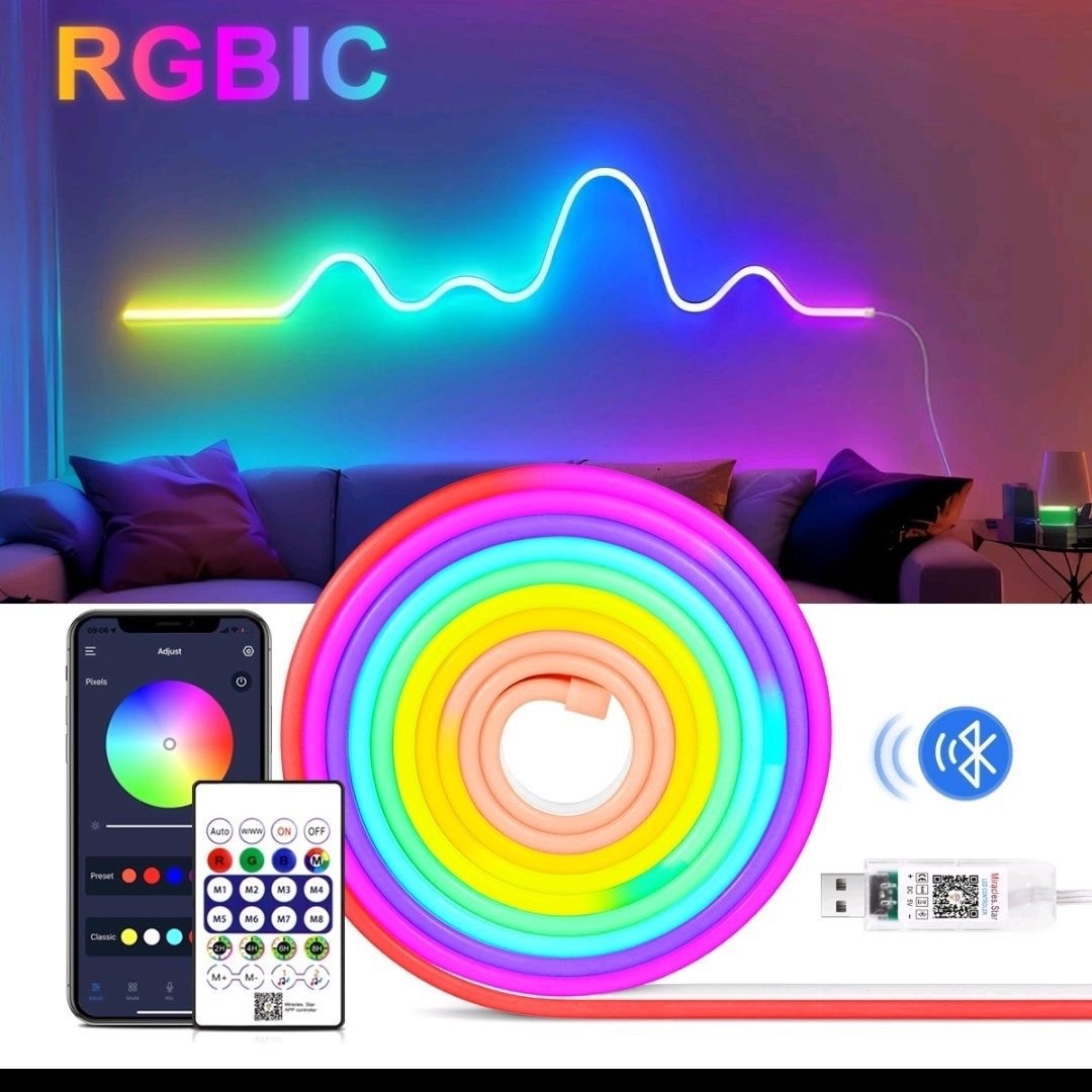 LED Strip Neon Lights Tuya Smart Life WiFi Bluetooth RGB