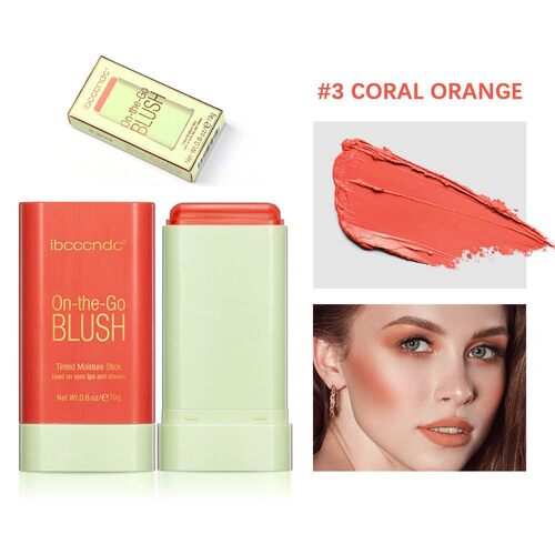 Cheek Bronzer Face Rouge Blusher Cream Natural High Color Re