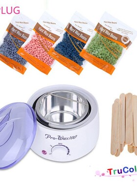 Hot Wax Warmer Heater Machine Hair Removal Beans Waxing Kit