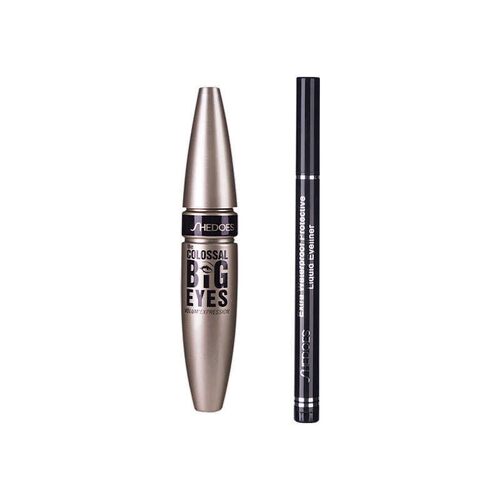 Waterproof Mascara Eyeliner Set non-smudge mascara Extended - 封面