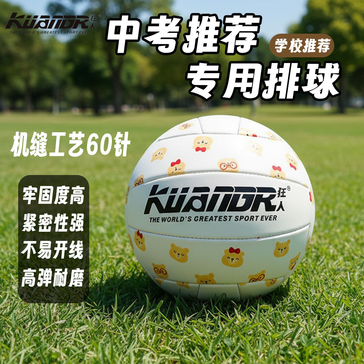 排球中考学生考试训练标准用球学校推荐训练5号硬排高弹力耐磨