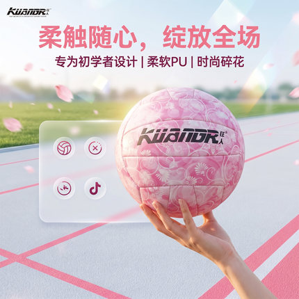 中考排球专用5号标准软式硬排高弹耐磨初中生高颜值ins排球