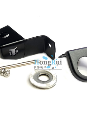 长城汽车皮卡 长城炮专用车载防盗天线支架 不锈钢 夹边卡边 黑色