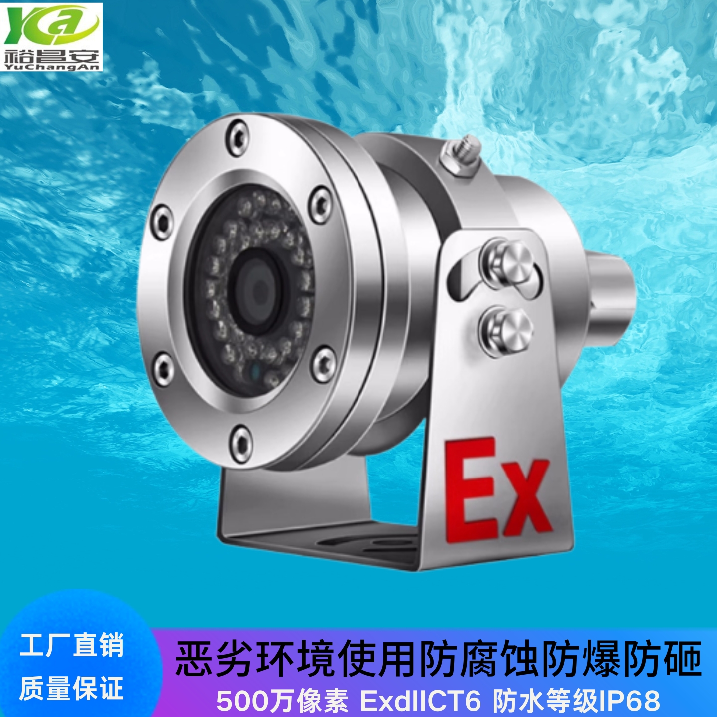 海水养殖防砸防腐蚀监控探头高清