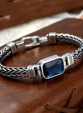 复古情侣款手工编织手链男女个性手饰纪念礼物