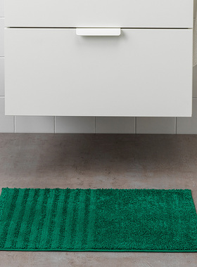 IKEA宜家 维纳法 浴室地垫绿色门垫淋浴出口地毯防滑吸水易干