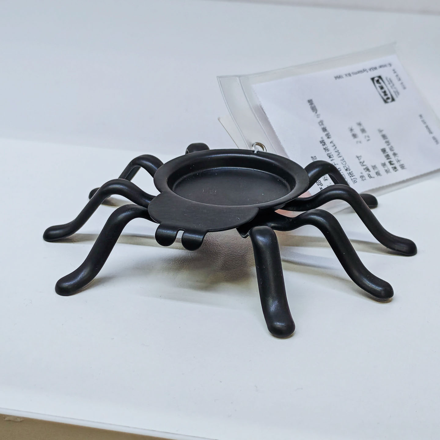 IKEA宜家蜡烛托蜘蛛造型桌面摆饰