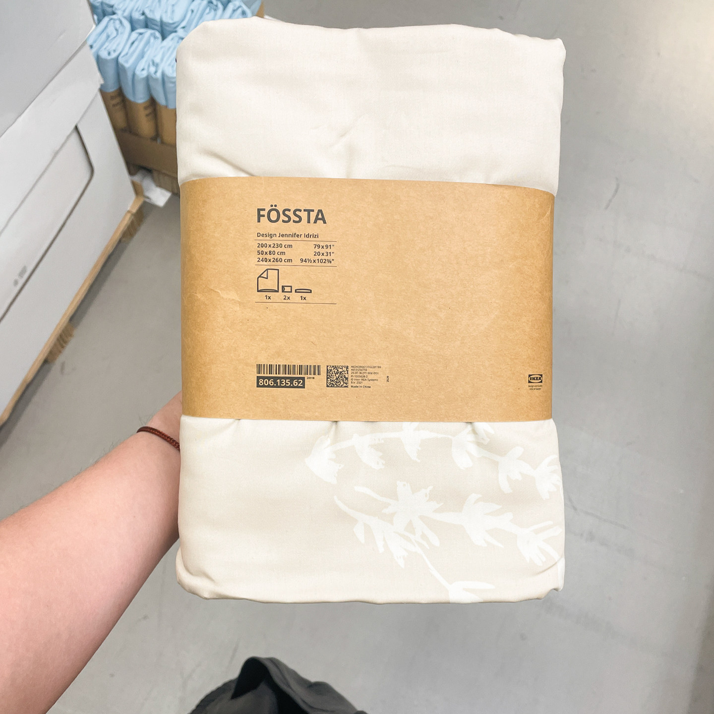 IKEA宜家 弗斯达 被套多件套 新年限定金鱼图案 亲肤透气家用卧室