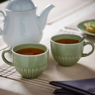 IKEA宜家 斯特里米格北欧简约陶瓷马克杯咖啡杯子水杯茶杯360毫升