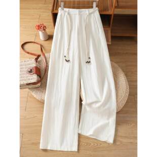 潮牌直筒裤 拉夏贝尔阔腿裤 子 显瘦抗皱美式 高腰夏季 女春季 2026新款