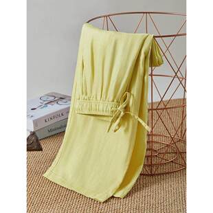 潮牌女装 拉夏贝尔阔腿裤 女士2026夏季 新款 宽松垂感宽松显瘦直筒裤