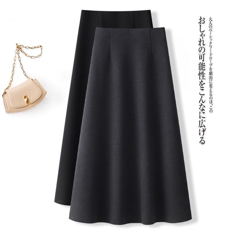 拉夏贝尔大码羊绒半身裙女春秋冬长裙2025款高腰a字半裙毛呢伞裙,女装/女士精品,大码半身裙,淘宝优惠券,粉丝福利购,淘宝优惠卷