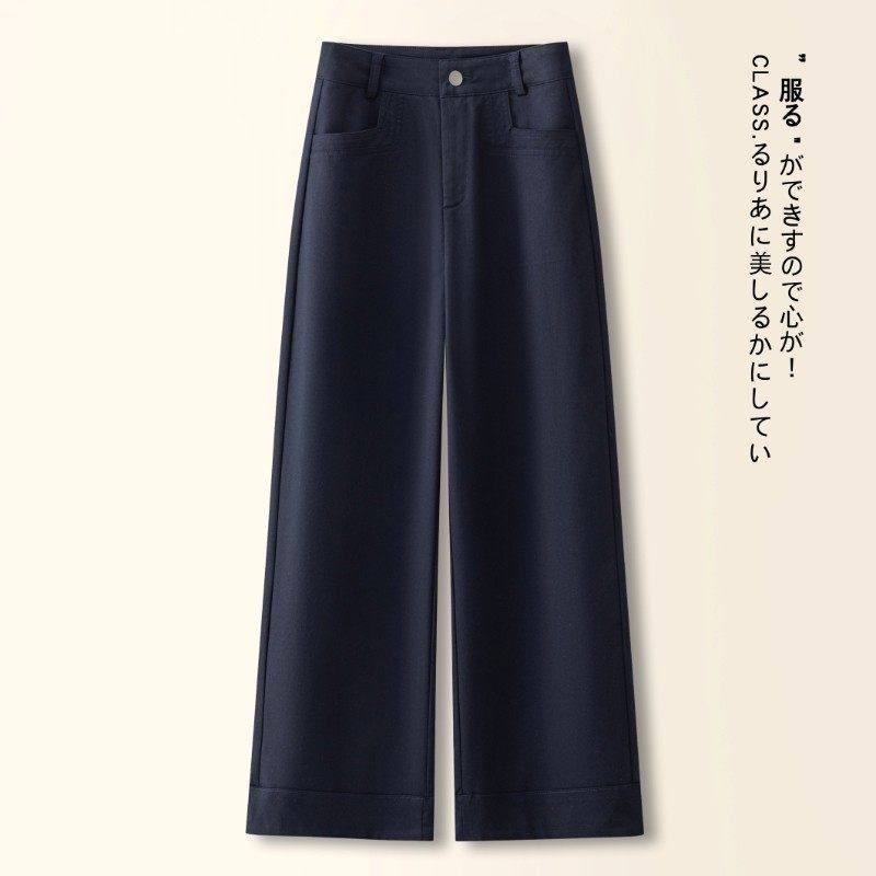 拉夏贝尔卡其色西装阔腿裤女秋冬季2025款九分宽松加绒加厚休闲裤,女装/女士精品,大码裤装,淘宝优惠券,粉丝福利购,淘宝优惠卷