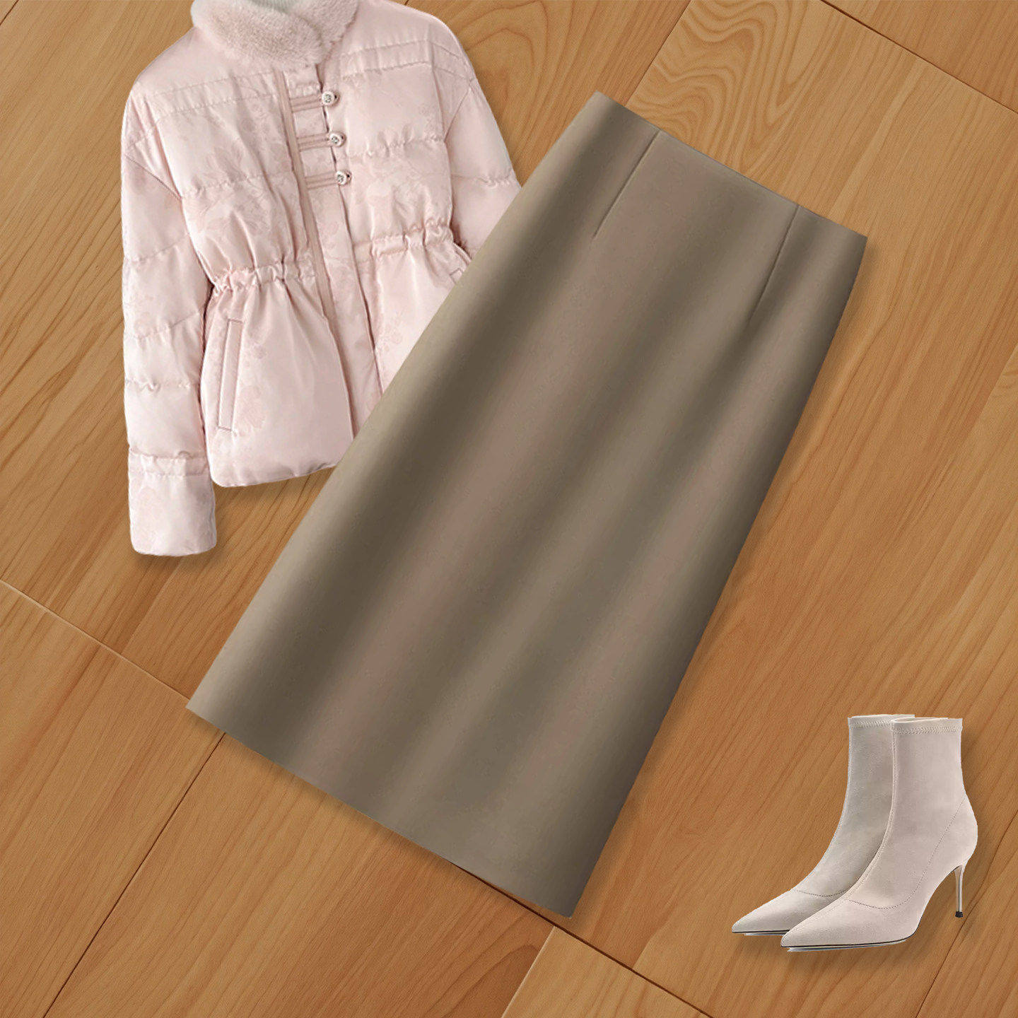 拉夏贝尔毛呢半身裙女春季2026新款垂坠感高腰显瘦A字直筒包臀裙,女装/女士精品,大码半身裙,淘宝优惠券,粉丝福利购,淘宝优惠卷