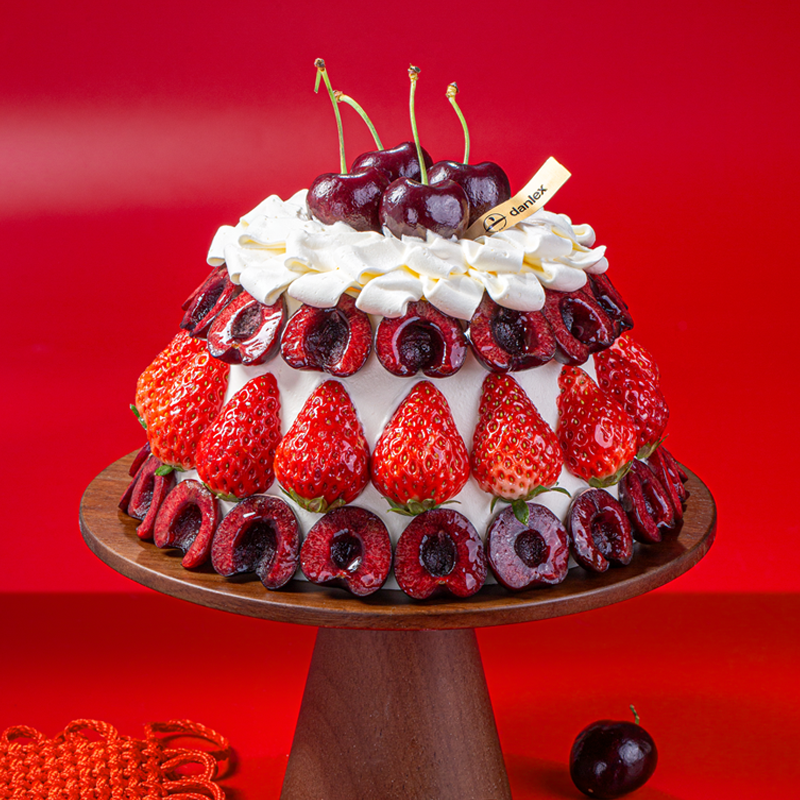 【丹香】8吋事事厘想车厘子季动物奶油262元电子生日蛋糕券,购物提货券,西点/面包/蛋糕,淘宝优惠券,粉丝福利购,淘宝优惠卷