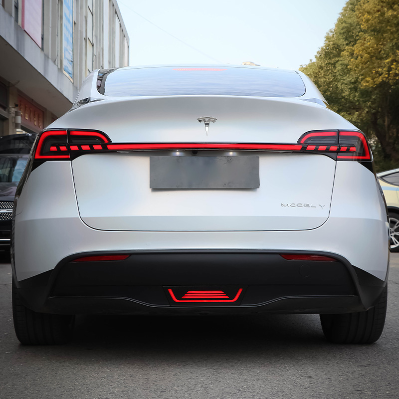 适用Model3/Y改装LED贯穿式尾灯