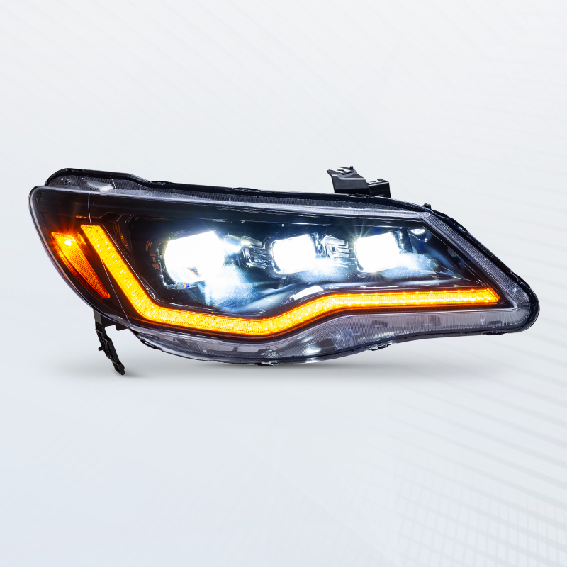 思域FD2改装LED透镜大灯总成